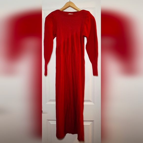 Oscar de la Renta Dresses & Skirts - Vintage 80s Oscar de la Renta Merino Wool Knit Dress (S)